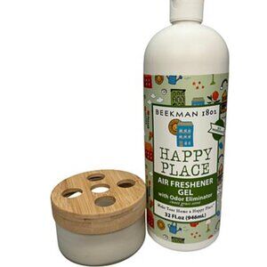 Beekman 1802 Air Freshener & Odor Eliminating Gel w/Jar SWEET GRASS 32 oz SEALED